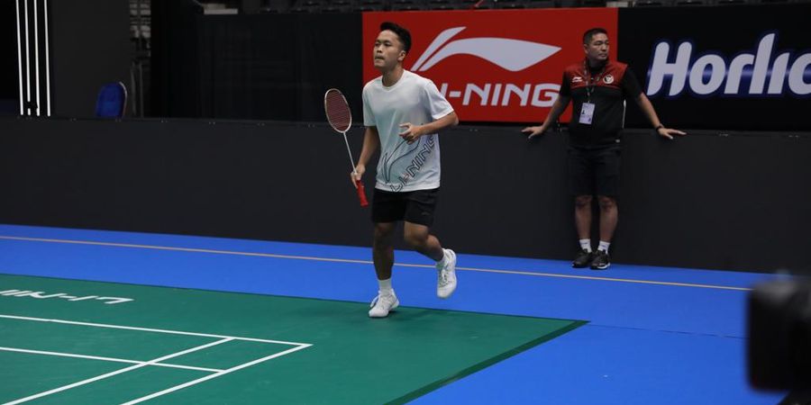 Berstatus Juara Bertahan, Anthony Ginting Adaptasi Lapangan dan Shuttlecock Jelang Singapore Open 2023