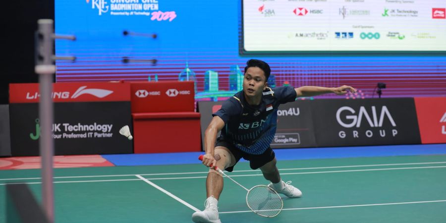 Jadwal Singapore Open 2023 - Anthony Ginting dan Leo/Daniel, Pertaruhan Terakhir Indonesia di Perempat Final