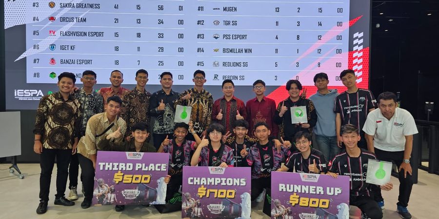 Taklukan Wakil Singapura, Tim E-Sport Jawa Tengah Berhasil Juarai IESPA Central Java E-Sport Summit