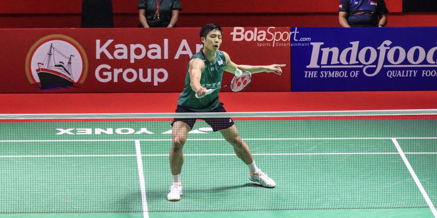 Final Hylo Open 2023 - Surga dan Neraka Chou Tien Chen, Kejar Rekor Lagi usai Kalah 'Ngenes' dari Ginting sampai Mogok Tanding