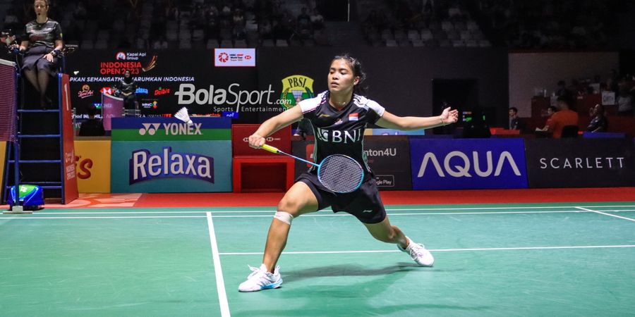 Indonesia Open 2023 - Tren Lolos dari Babak Pertama Berakhir, Gregoria Akui Kesalahan Diri Sendiri