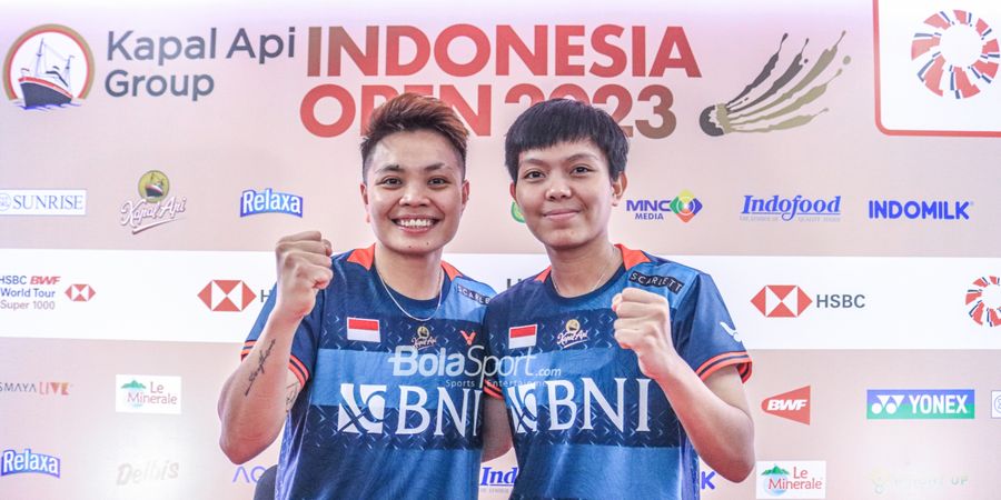 Indonesia Open 2023 - Apriyani/Fadia Beberkan Penyebab Mereka Nyaris Ditikung saat Unggul Jauh