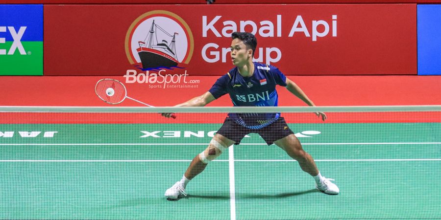 Hasil Semifinal Indonesia Open 2023 - Anthony Ginting Selamatkan Muka Tuan Rumah di Depan Jokowi, Axelsen Sudah Menanti