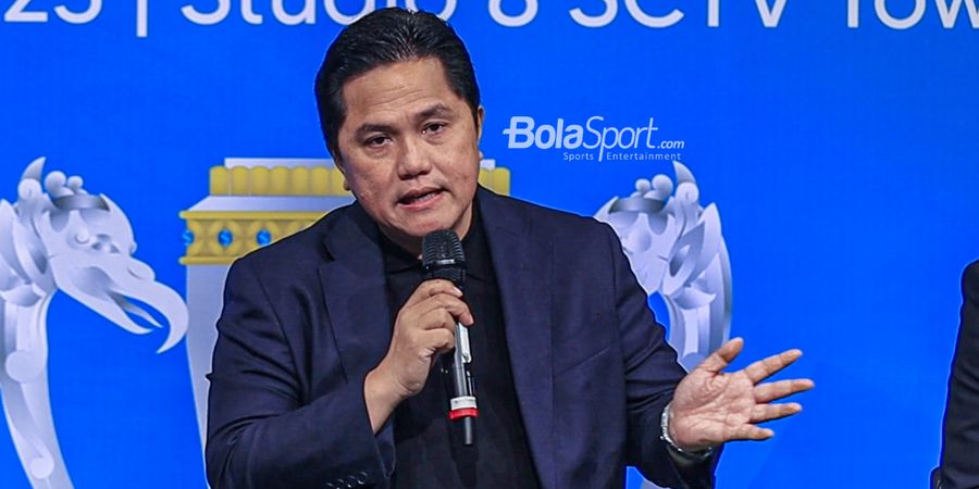 Pesan Erick Thohir untuk Broadcaster Liga 1: Tingkatkan Kualitas Kalian!