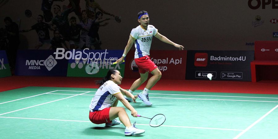 Hasil Indonesia Open 2023 - Kerja Keras Rinov/Pitha Berakhir di Depan Unggulan Kedua Jepang