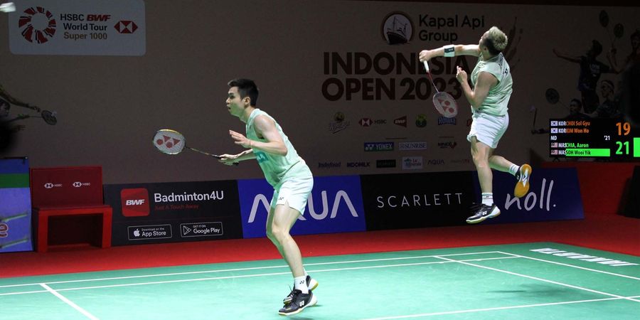 Hasil Final Indonesia Open 2023 - Rekor 8-0 Bukan Jaminan, Chia/Soh Gagal Pecah Telur Lagi