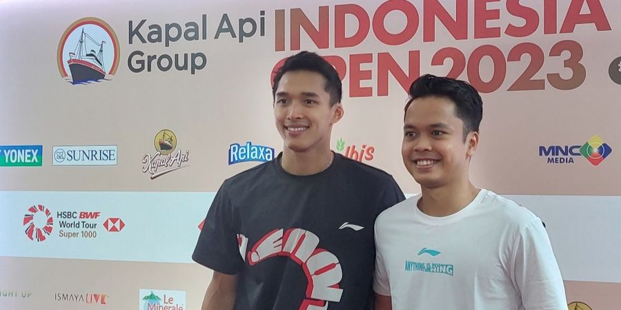 Indonesia Open 2023 - Nasihat Juara Jonatan ke Anthony: Jangan Buru-Buru, Ting!