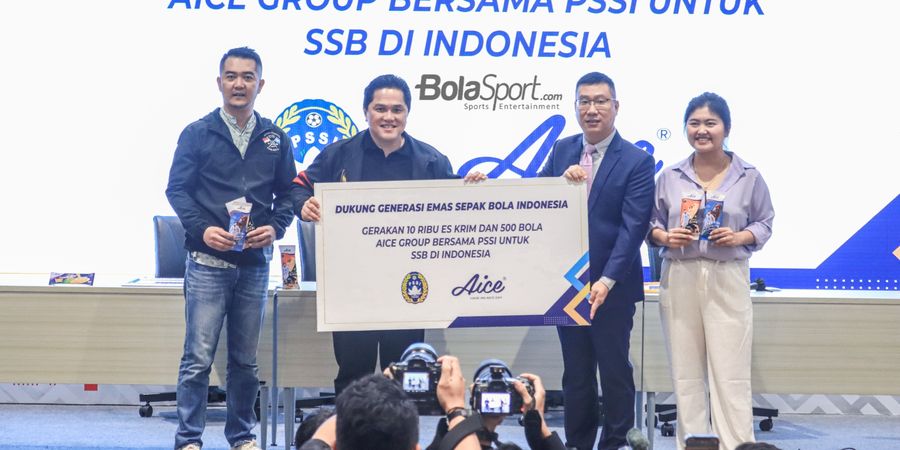 Jelang Laga Timnas Indonesia Vs Argentina, PSSI Teken Kerja Sama dengan Aice