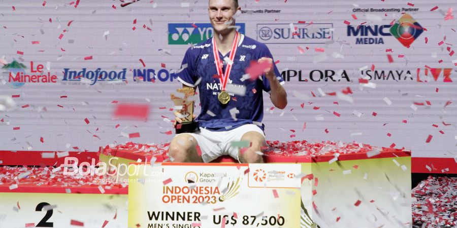 Bukan Salah PBSI kenapa Hadiah Indonesia Open 2023 Belum Sampai ke Viktor Axelsen