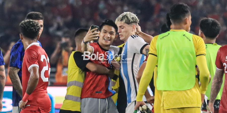 PSSI Bicara Hukuman Usai Satu Suporter Masuk ke Lapangan di Laga Timnas Indonesia Vs Argentina