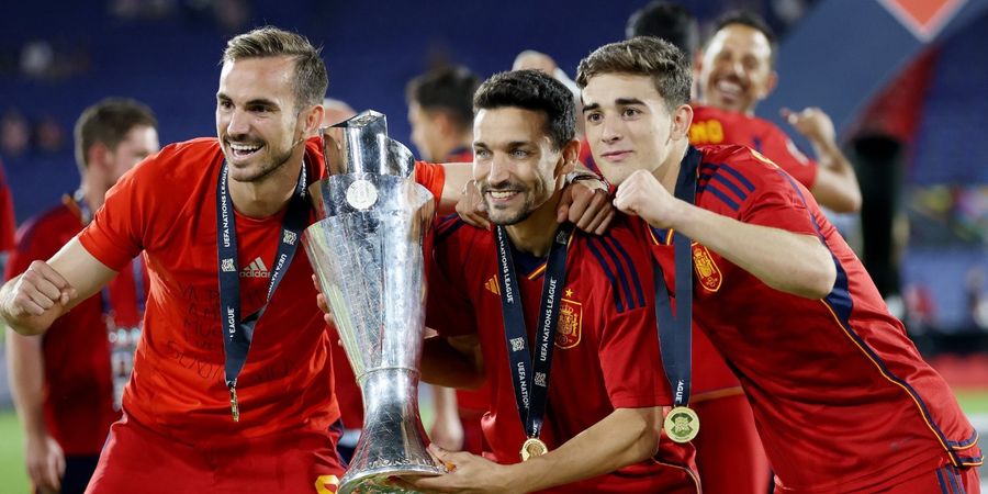 UEFA Nations League - Momen Bersejarah Pemain Tertua dan Termuda Spanyol Kompak Juara