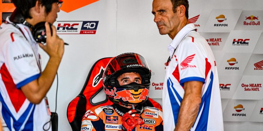 MotoGP Belanda 2023 - Pengakuan Honda: Marc Marquez Memar dan Babak Belur, Jelas Tidak Senang dengan Motornya