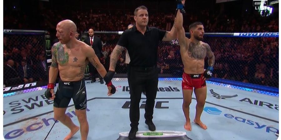Hasil UFC Jacksonville - Alotnya Jagoan 38 Tahun, Ilia Topuria Hanya Menang Angka