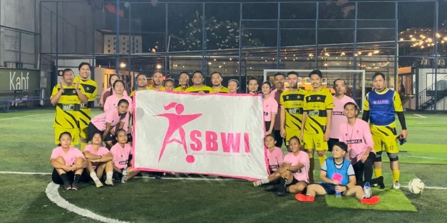 ASBWI Gelar Fun Football Bersama Awak Media dan Luncurkan Logo Baru