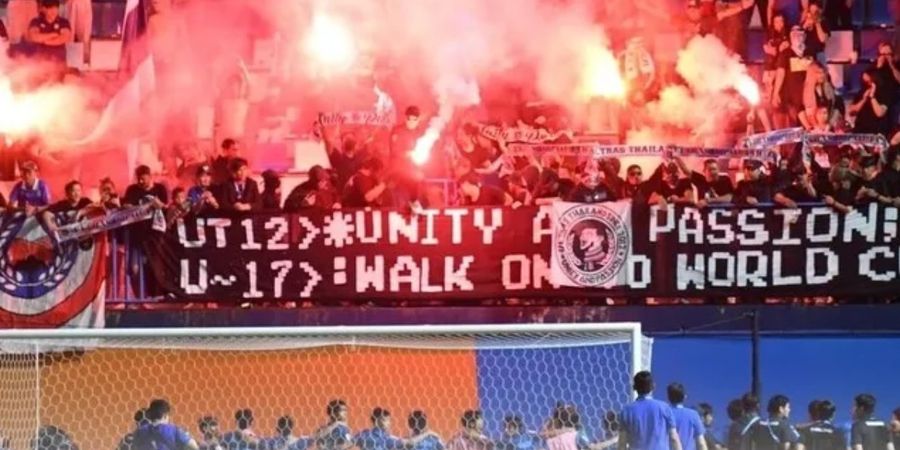 Thailand Terancam 4 Hukuman Berat Gara-gara Suporter Nyalakan Flare di Piala Asia U-17 2023