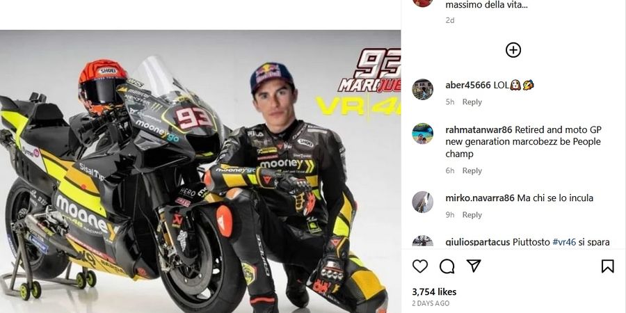 Lelucon Nakal Pengamat MotoGP, Skenario Terbaik adalah Marc Marquez Gabung Tim Valentino Rossi