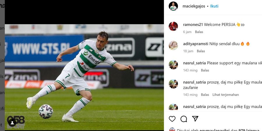 Egy Maulana Vikri Komentari Rumor Pemain Lechia Gdansk ke Persija