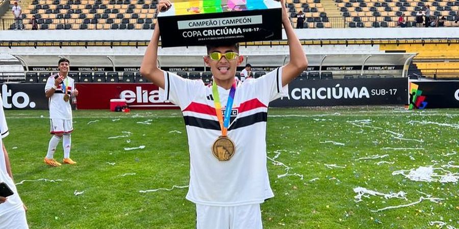 Welber Jardim Bawa Sao Paulo FC Juara di Tengah Pemanggilan Timnas U-17 Indonesia