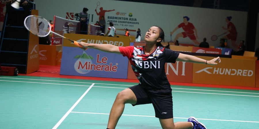 Hasil Final Kejuaraan Asia Junior 2023 - Mutiara Pecundangi Juara Dunia, Indonesia Raih Angka Pertama