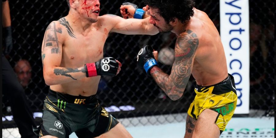 Hasil UFC Mexico - Alot 5 Ronde, Si Bayi Pembunuh Brandon Moreno Dipaksa Kalah Lagi