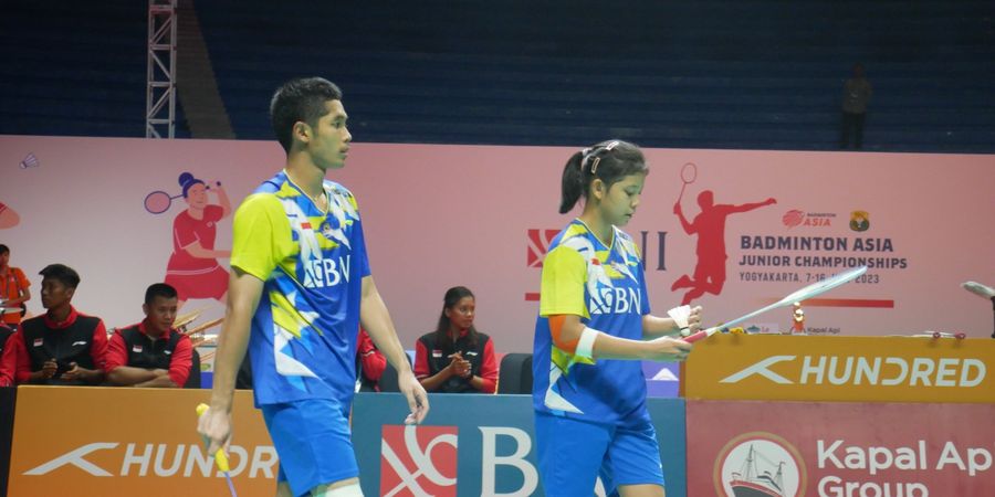 Kejuaraan Asia Junior 2023 - Nyaris Comeback, Adrian/Felisha Bongkar Penyebab Serangan Mereka Dimentahkan Wakil Jepang