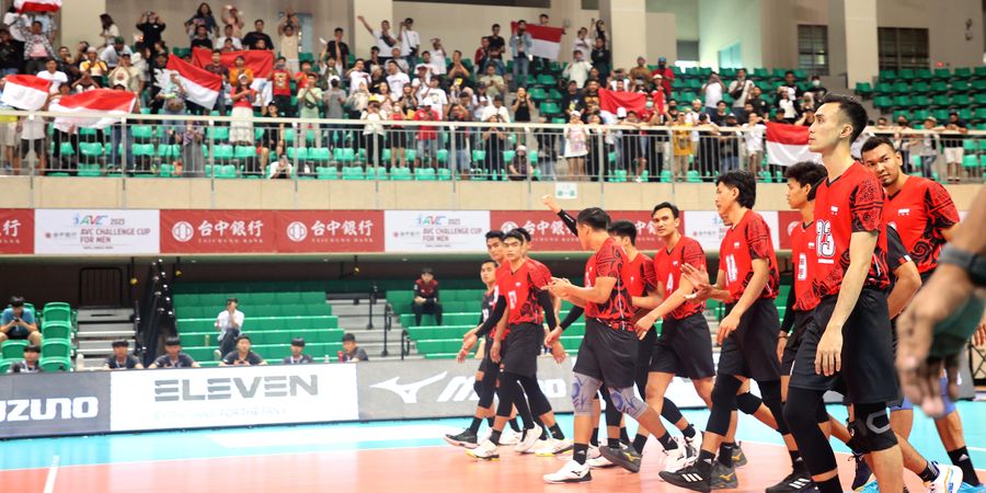 Live Streaming AVC Challenge Cup 2023 - Tim Voli Putra Indonesia Vs Thailand, Pertemuan Tertunda Usai 3 SEA Games