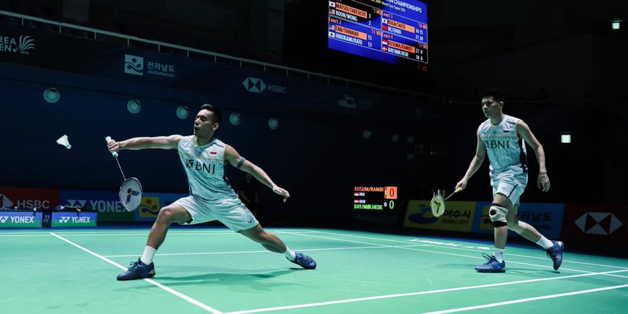 Korea Open 2023 - Ketenangan Antar Pramudya/Yeremia ke Babak Kedua, Selanjutnya Lawan Takuro Hoki/Yugo Kobayashi