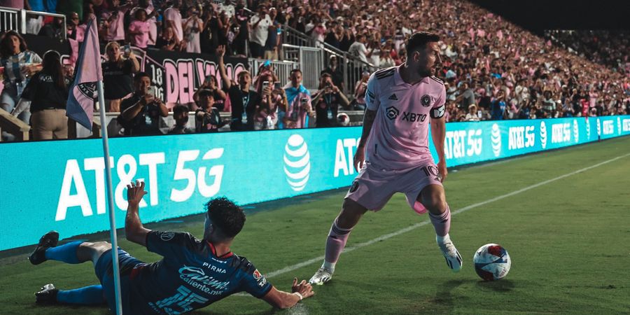 VIDEO - Lionel Messi Cetak Gol Indah di Laga Debut, Inter Miami Menang Dramatis Lawan Cruz Azul