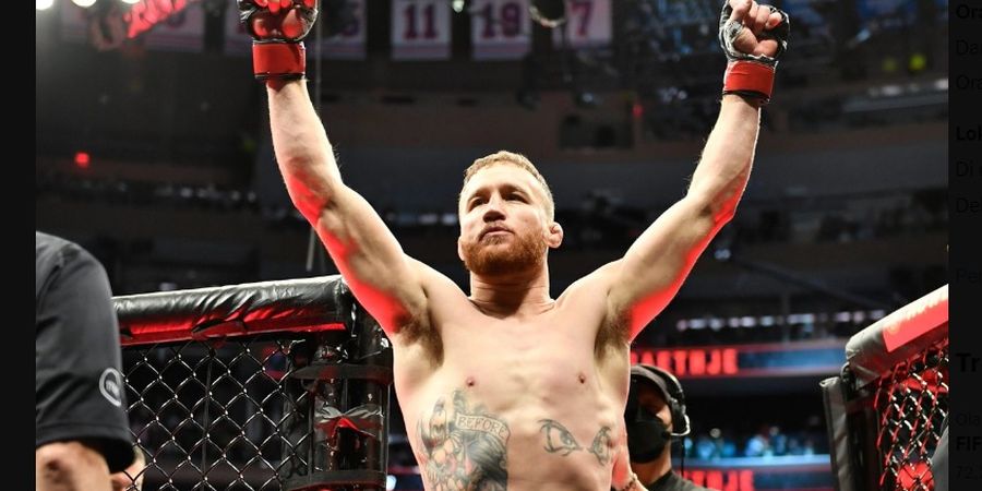 UFC 300 - Tak Yakin Menang KO, Justin Gaethje Bertekad Bikin Laganya Dihentikan Dokter