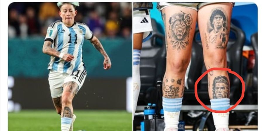 Gara-gara Bikin Tato Cristiano Ronaldo Bukannya Lionel Messi, Striker Timnas Argentina Dihujat Netizen