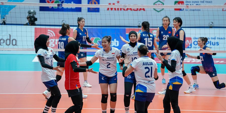 Hasil SEA V League 2023 - Nyaris Comeback, Indonesia Paksa Vietnam Main 4 Set