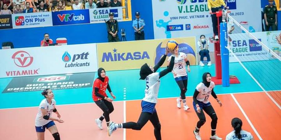 Live Streaming SEA V League 2023 - Start 16.00 WIB, Tim Voli Putri Indonesia Berebut Posisi Ke-3 dengan Filipina