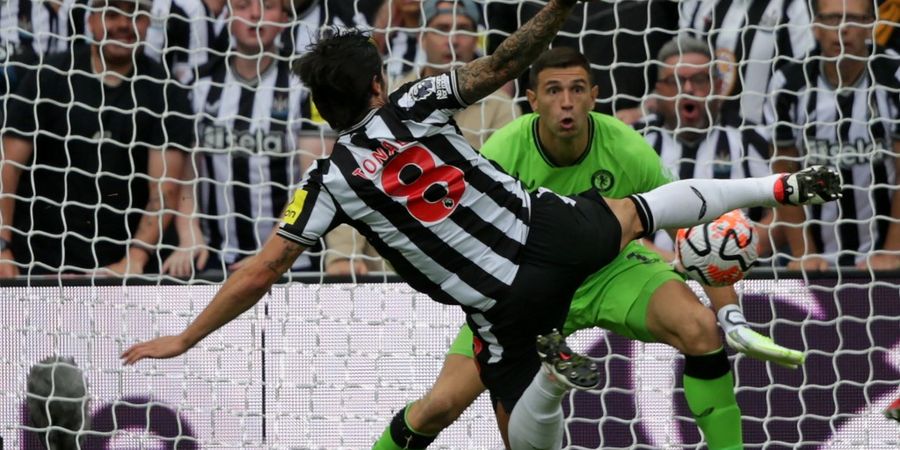 Hasil dan Klasemen Liga Inggris - Gol Debut Tonali Bantu Newcastle Bantai Aston Villa dan Kudeta Posisi Man City