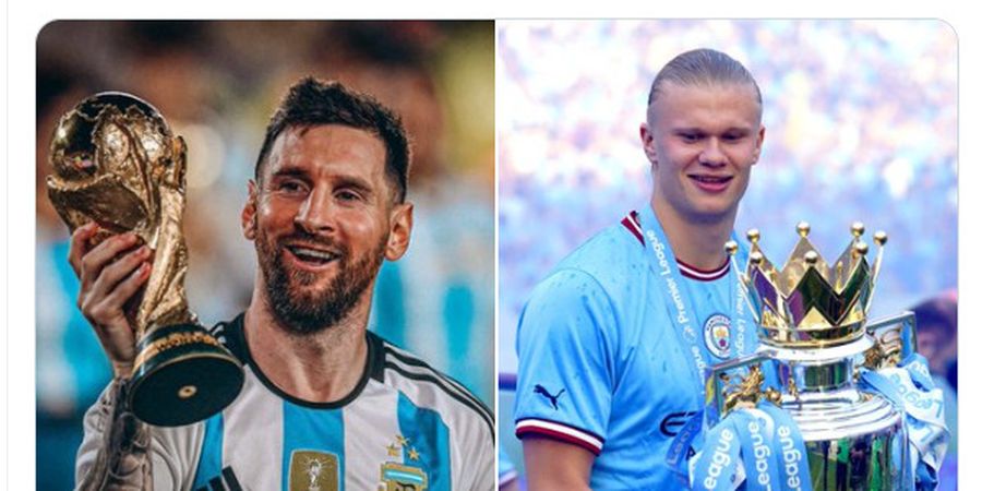 Lionel Messi atau Erling Haaland, Pep Guardiola Tak Bisa Pilih Siapa yang Menang Ballon d'Or 2023