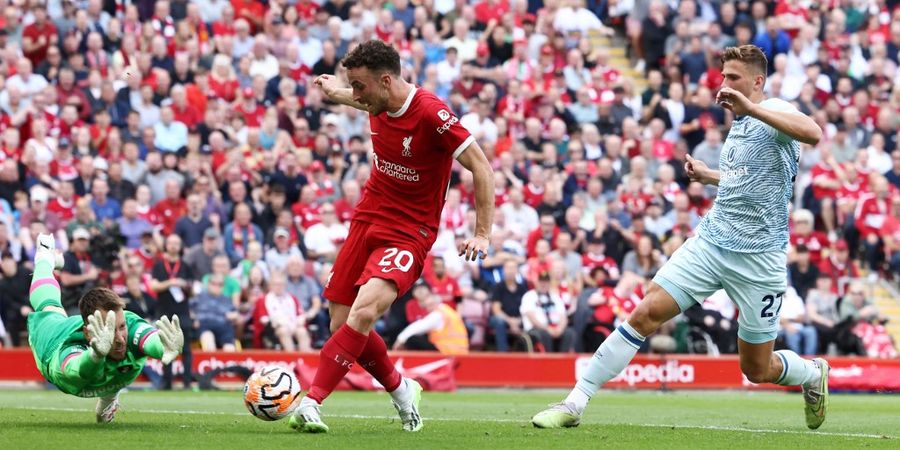 Hasil Liga Inggris - Kaget Gol 3 Menit, Trio Liverpool Kompak Pukul Bournemouth