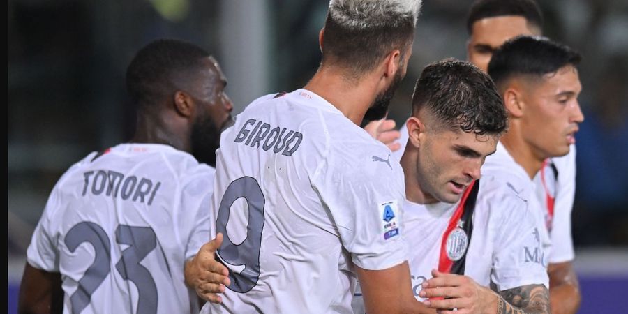 Hasil Liga Italia - Debut Super Christian Pulisic, AC Milan Gilas Bologna