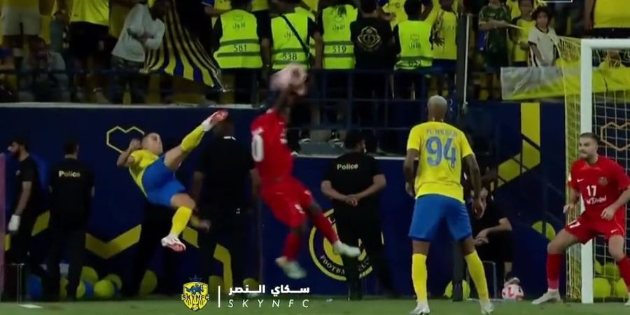 Salto Brilian Ronaldo Digagalkan Tangan Musuh, Dibayar dengan Assist dan Tiket ke Liga Champions Asia