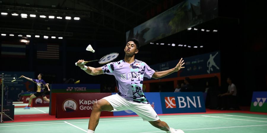 Indonesia International Challenge 2023 - Alwi Raih Kemenangan Perdana Meski Masih Sering Hilang Fokus