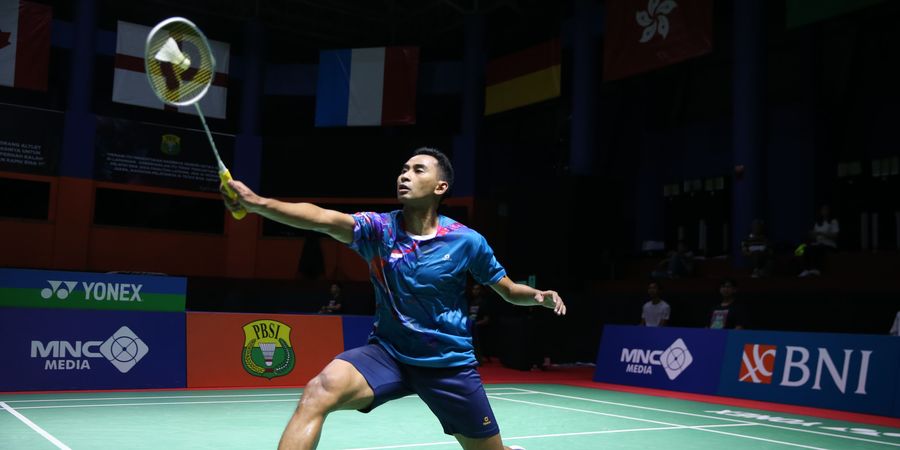 Indonesia International Challenge 2023 - Naluri Tommy Sugiarto Masih Tajam, Bikin Frustrasi Junior untuk 8 Besar