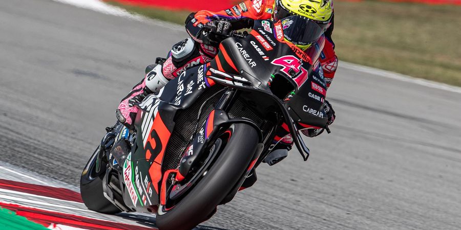 MotoGP Catalunya 2023 - Francesco Bagnaia Gelar Karpet Merah Duluan untuk Aprilia: Kalian Harus Juara