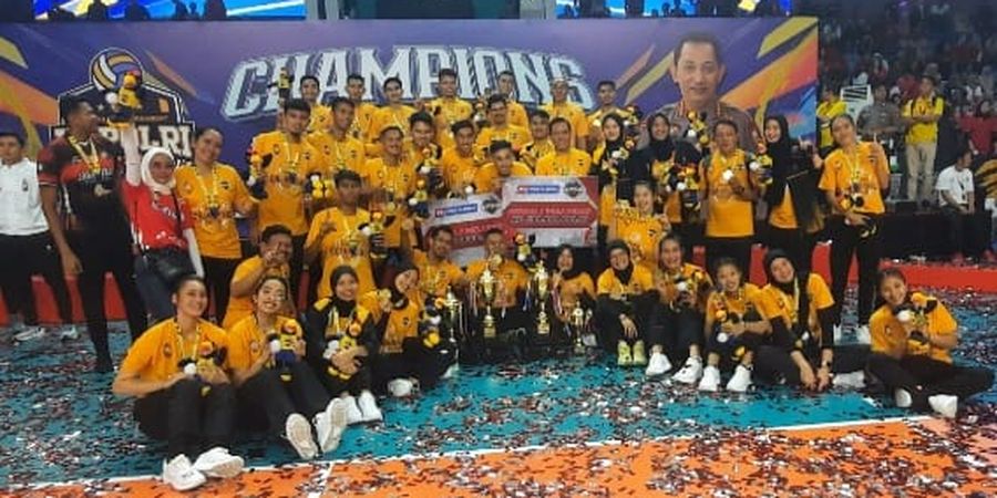 Piala Kapolri 2023 - Kawinkan Gelar, Tim Voli Kalbar Tuai Sukses Besar