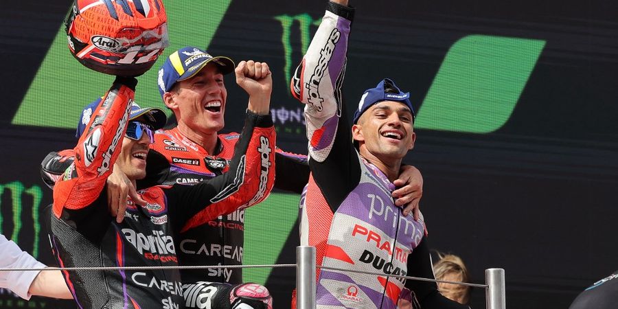 5 Fakta MotoGP Catalunya 2023 - Pesta Aprilia, Kecelakaan Tak Wajar Bagnaia, dan Akhir Tren Gemilang Geng VR46