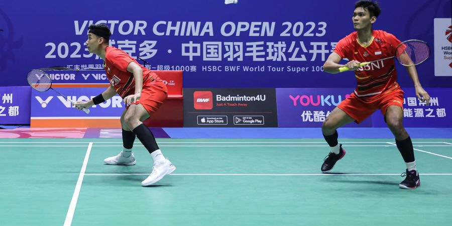 Hasil China Open 2023 - Menangi Derbi atas Pramudya/Yeremia, Fikri/Bagas Jajaki Duel Panas Kontra Juara Dunia