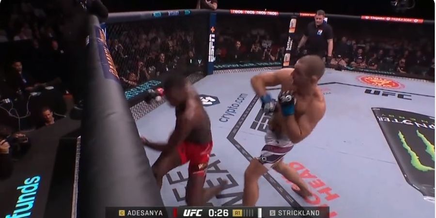 Hasil UFC 293 - Ramalan Pelatih Islam Makhachev Buyar, Sean Strickland Bikin Malu Israel Adesanya