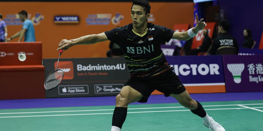 Hong Kong Open 2023 - Mode Ngeri Jonatan Christie, Lukai Tuan Rumah 2 Kali dan Hancurkan 1 Fantasi