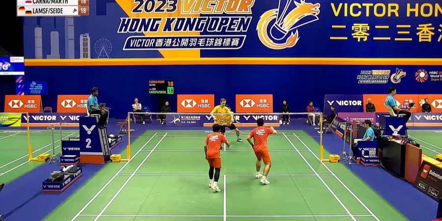 Hasil Hong Kong Open 2023 - Dendam Trauma 8 Kali Service Fault Terbalas, Leo/Daniel Bungkam Juara Eropa