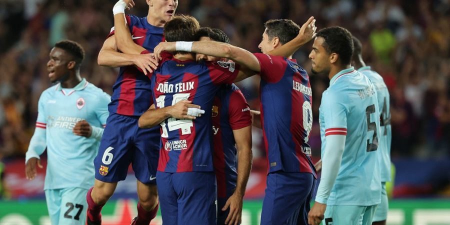 Hasil Liga Champions - Barcelona Siksa Mantan 5-0, Joao Felix Ukir 2 Gol, Lewandowski Ikuti Ronaldo dan Messi