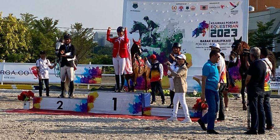 Jawa Barat Borong Banyak Medali di Kejurnas Equestrian Pordasi 2023