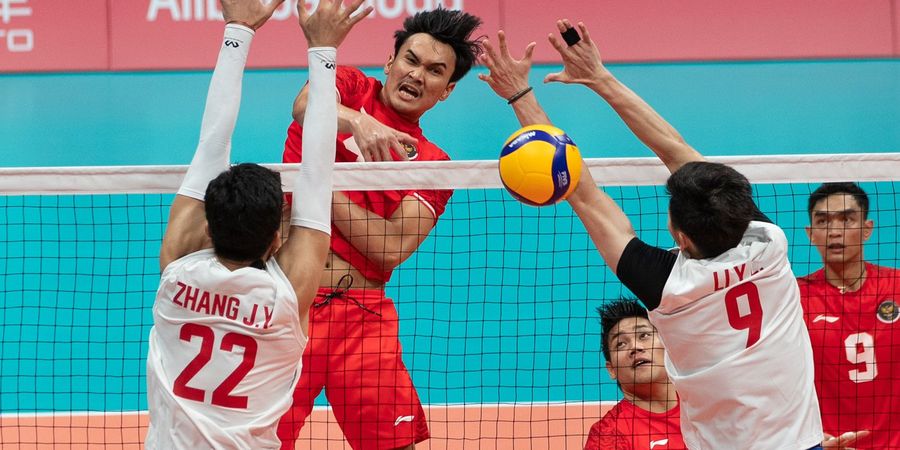 Rekap Hasil Voli Asian Games 2022 - Indonesia dan Thailand Sama-sama Gagal ke Semifinal, tapi Hernanda Zulfi dkk 'Rusak' Rekor China