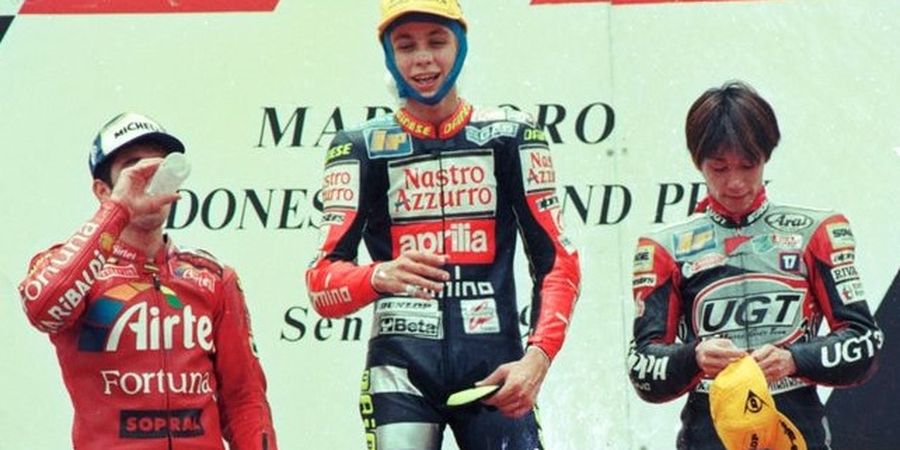 SEJARAH HARI INI - Juara Dunia Pertama Kali, Valentino Rossi Berjaya di Sirkuit Sentul